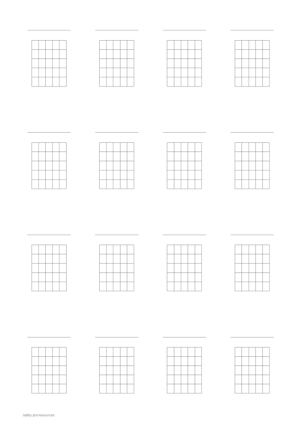 Preview of blank chord diagrams